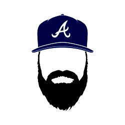 Baba Beard - Atlanta Braves Baseball Cap Fan Art